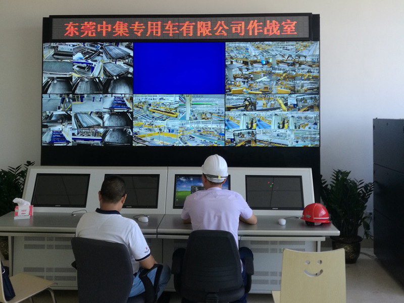 监控画面调试上墙